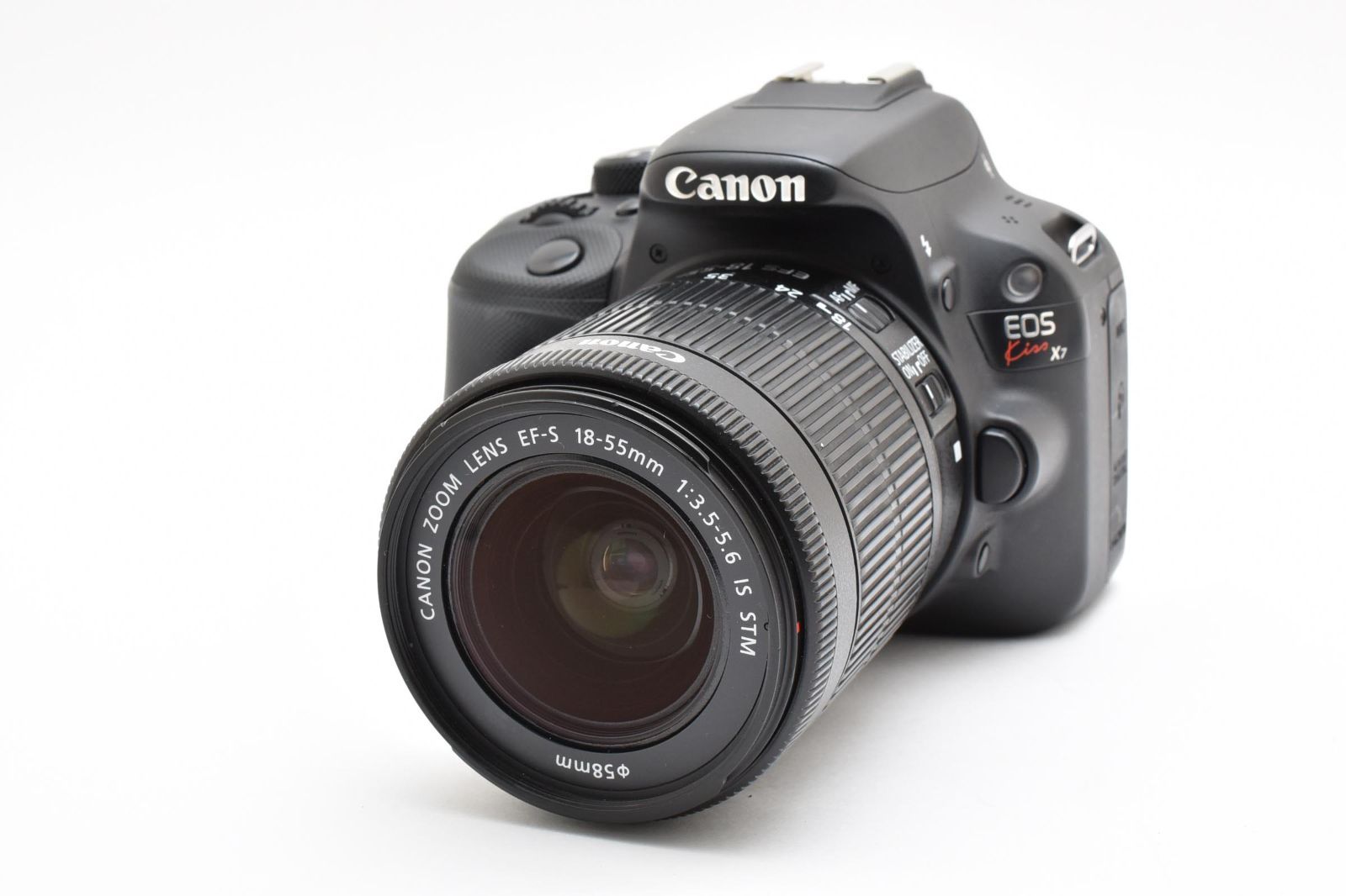 上 シャッター回数15743回 Canon キヤノン EOS Kiss X 7 EF S 18 55 mm F 3 5 6 IS STM