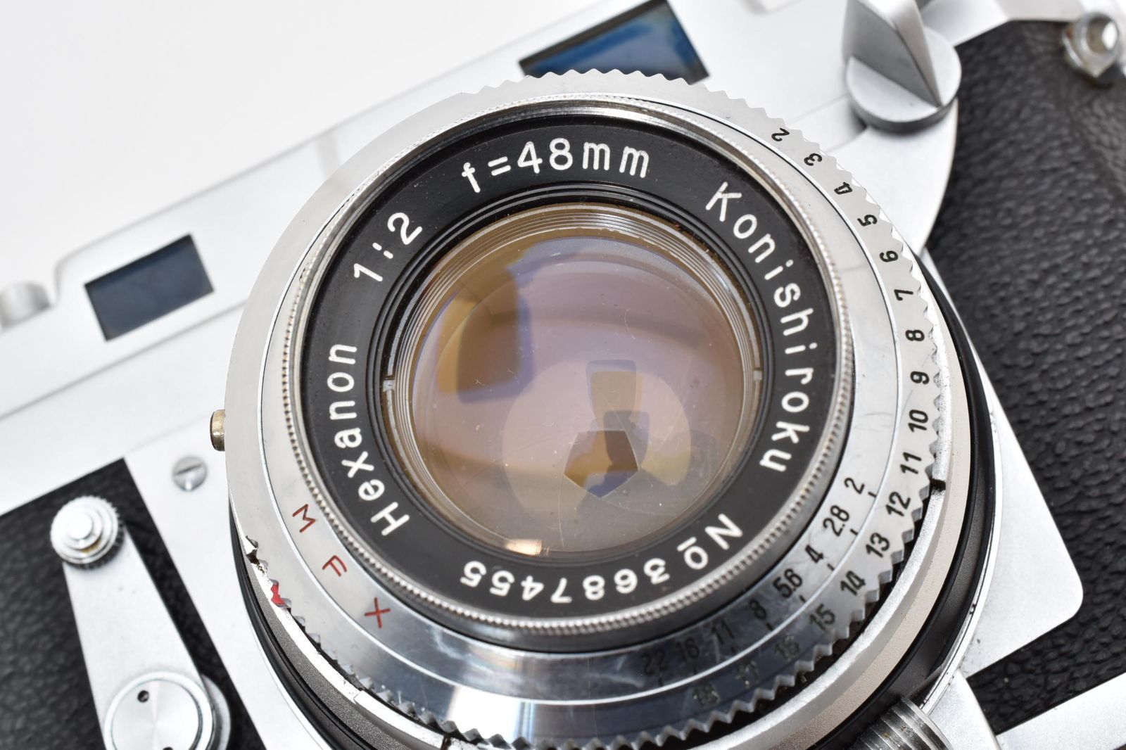 ☆ジャンク☆ コニカ Konica III Hexanon 48mm F2 ダブルストローク