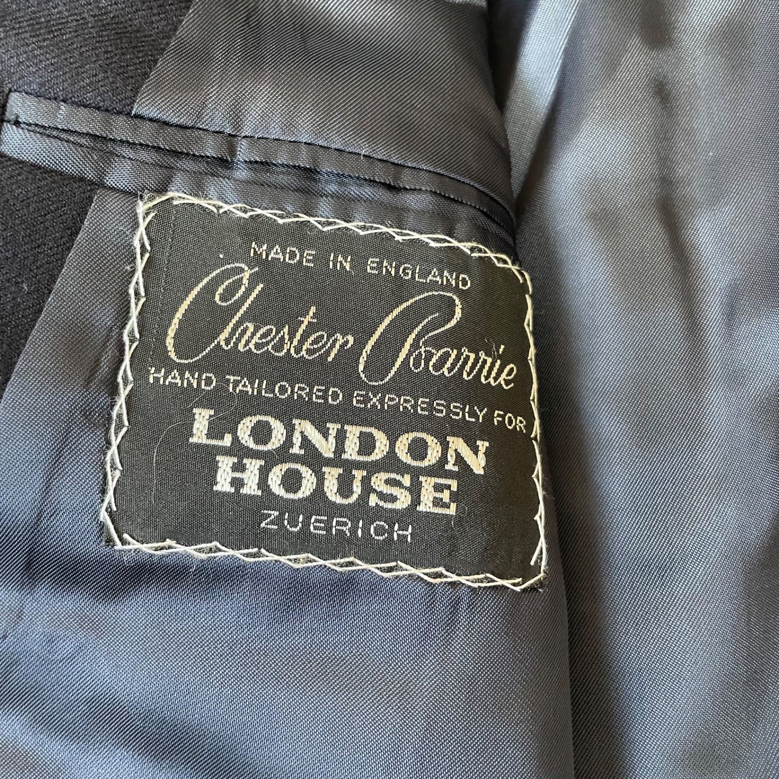 ZM1644【美品】Chester Barrie チェスターバリー ダブルブレスト 