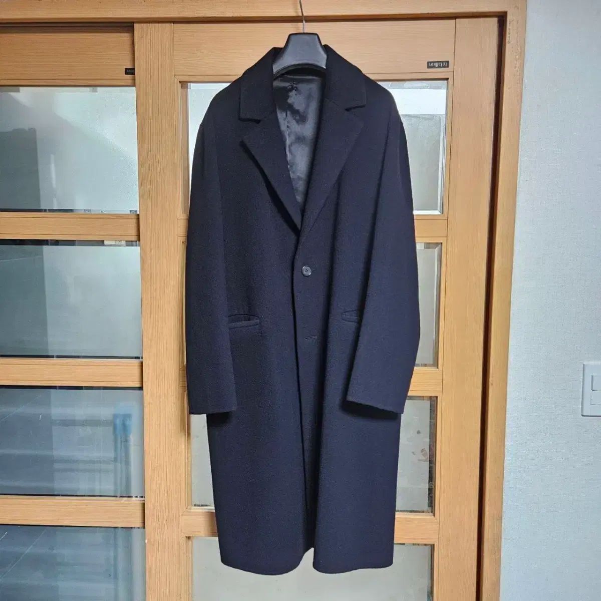 クラブモナコ カシミア シングルコート large ラージ 105 ブラック