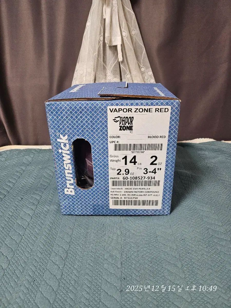 み ヴェイパー ジョーン レッド 14 p 新 ボーリングボール 球
