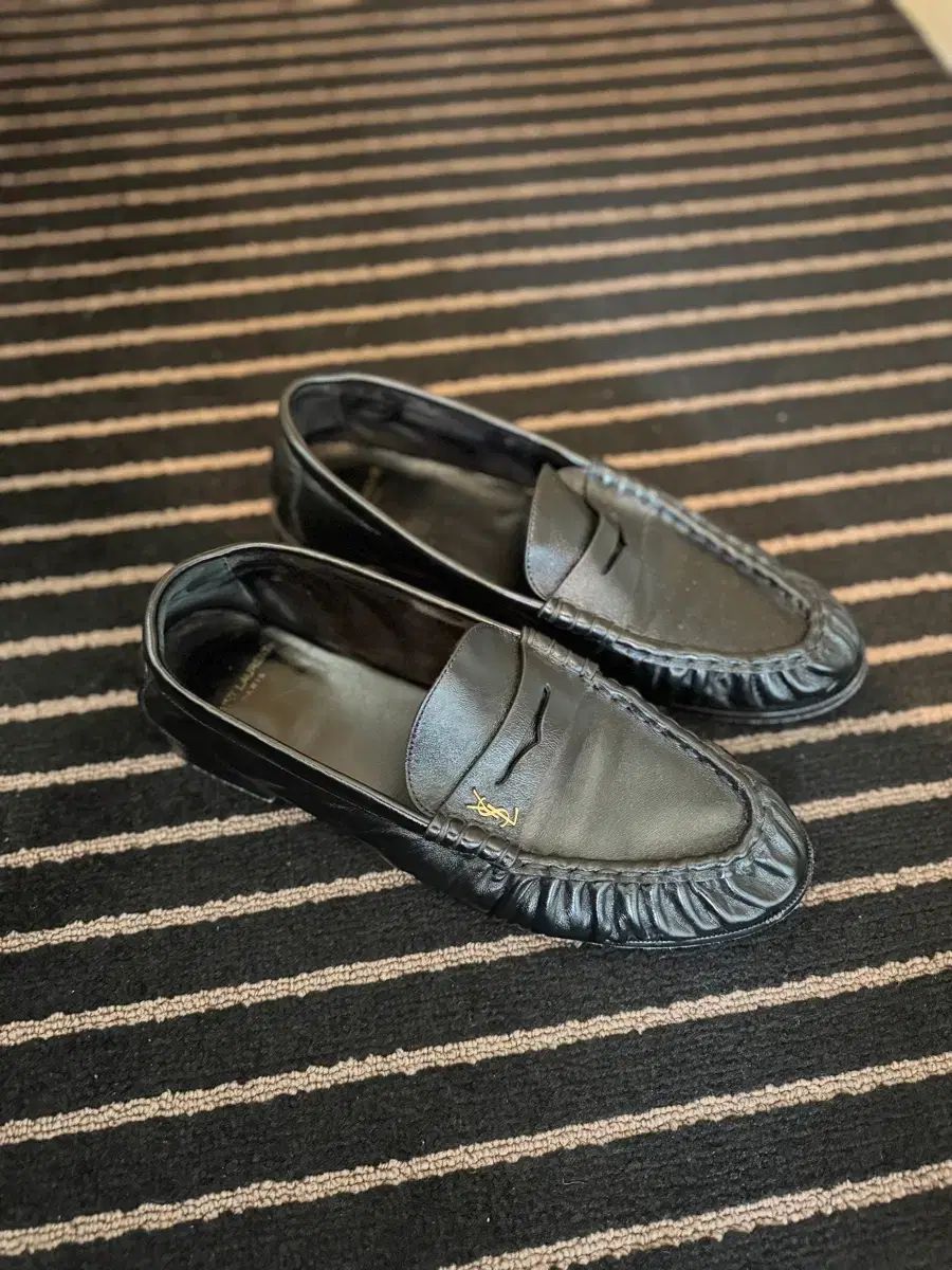  Saint Laurent 25 ss ローファー 43 ローファー ブーツ 革靴