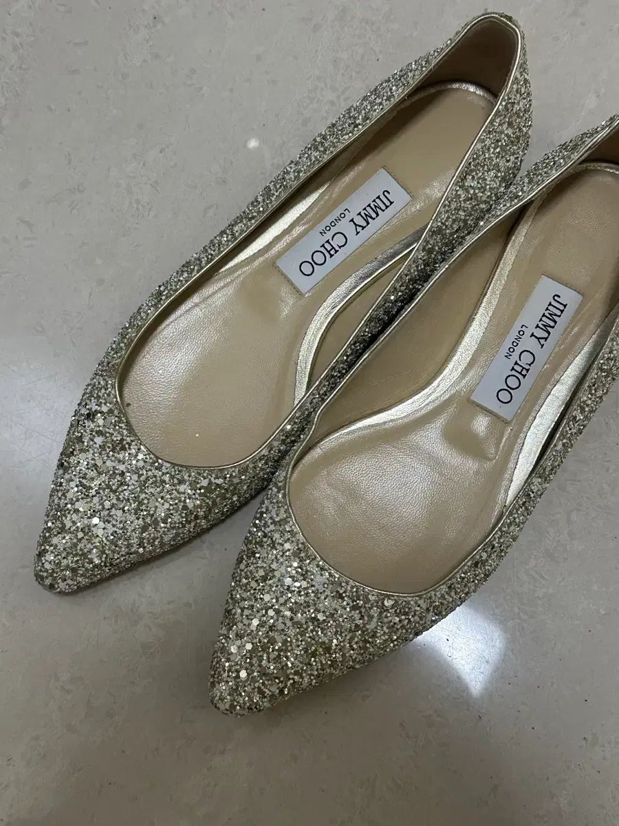 ジミーチュウ グリッター ブライダルシューズ 36 5