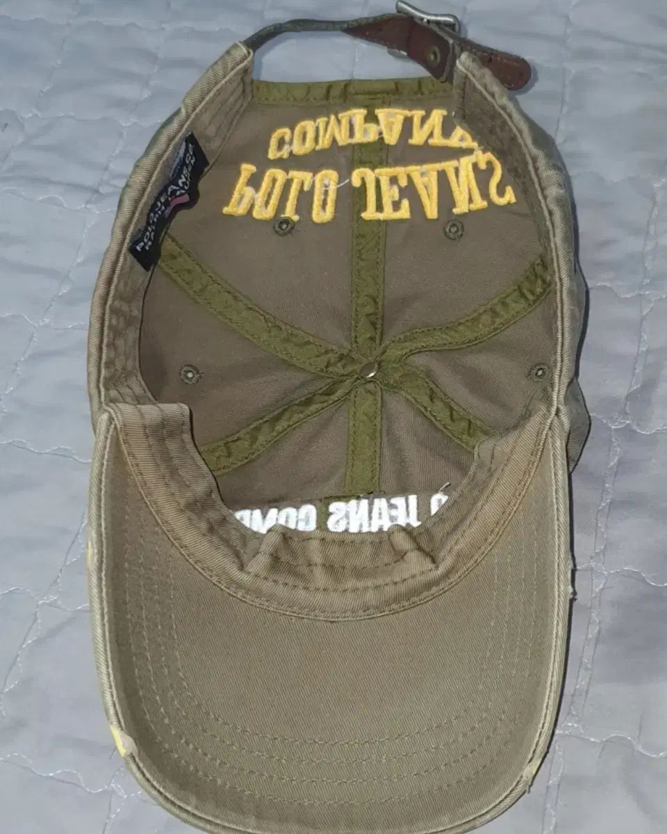 Polo Jeansカンパニー カーキ RL 67 ベースボールキャップ