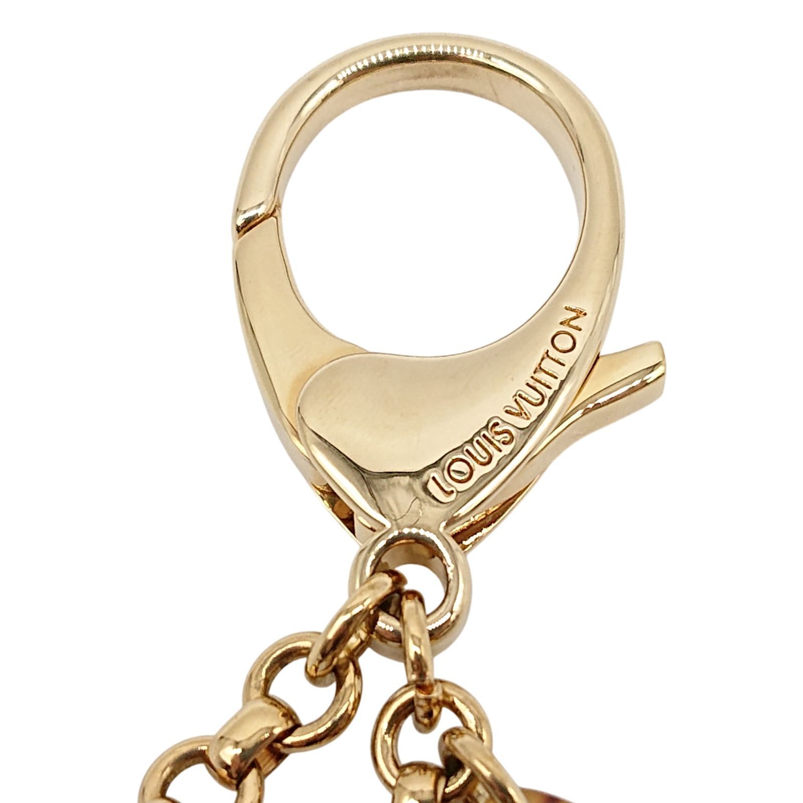 美品】LOUIS VUITTON ルイヴィトン チャーム キーホルダー ビジュー