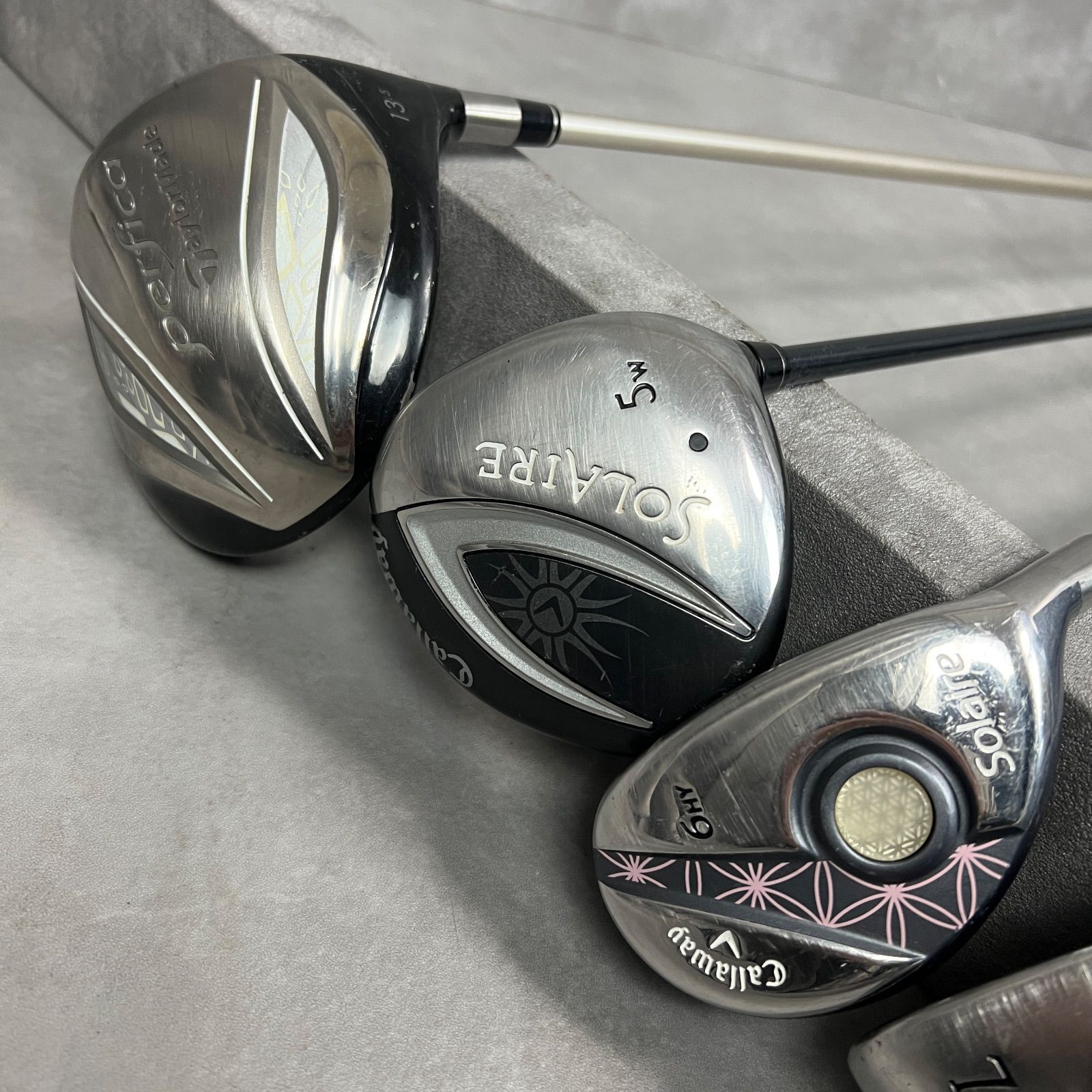 フォローで割引 キャロウェイ REVAバッグ Solaire ソレイル テーラーメイド レディースゴルフ9本セット 右