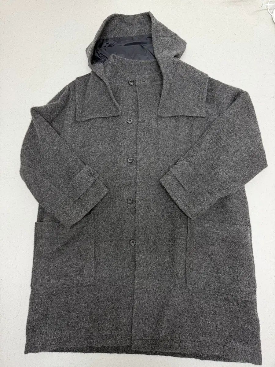COLINA ALPAKA COAT フード取り外し