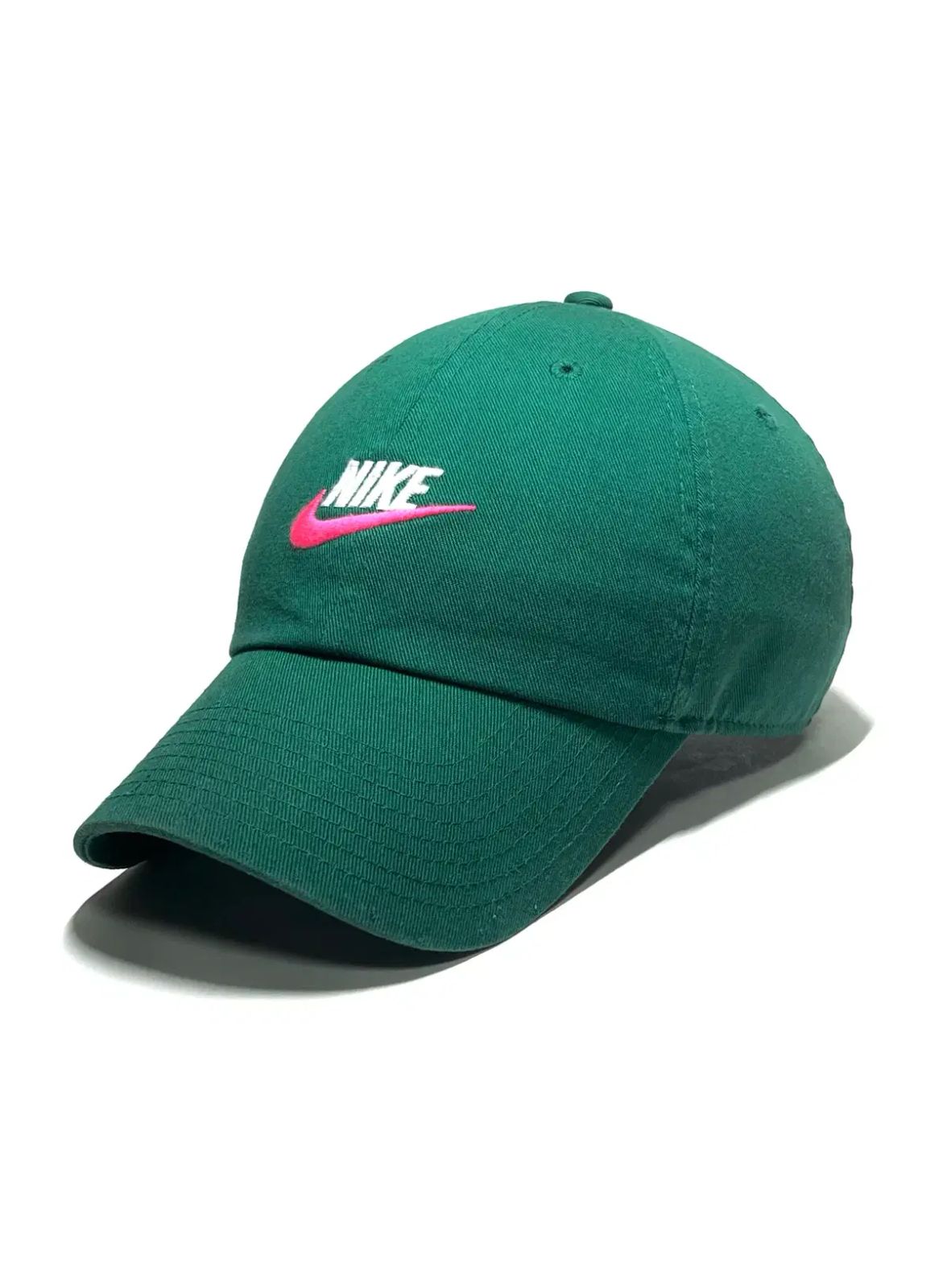 NIKE ナイキ 超 ヘリテージ86 ヴィンテージ グリーン ピンク スウッシュ ベースボールキャップ 帽子