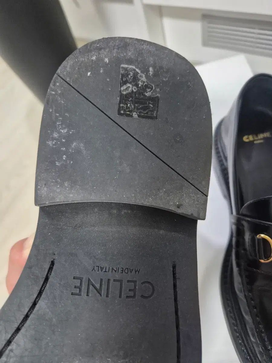  セリーヌ トリオンフ ローファー ブラック 37 スニーカー 靴