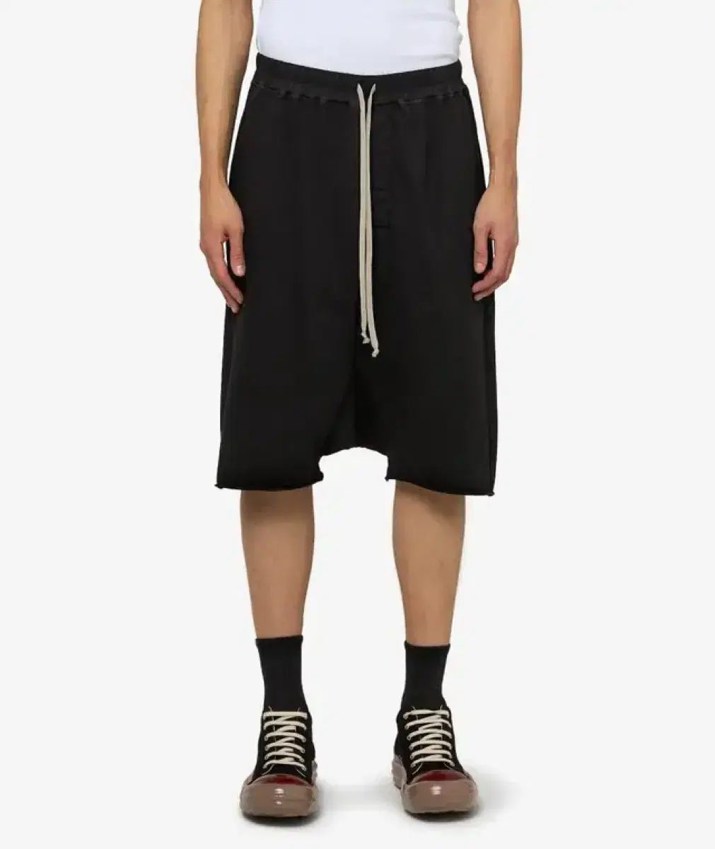S RICK OWENS リックオウエンス 15 FW DRKSHDW ダークシャドウ ドローストリング Pods スウェットショーツ ハーフパンツ