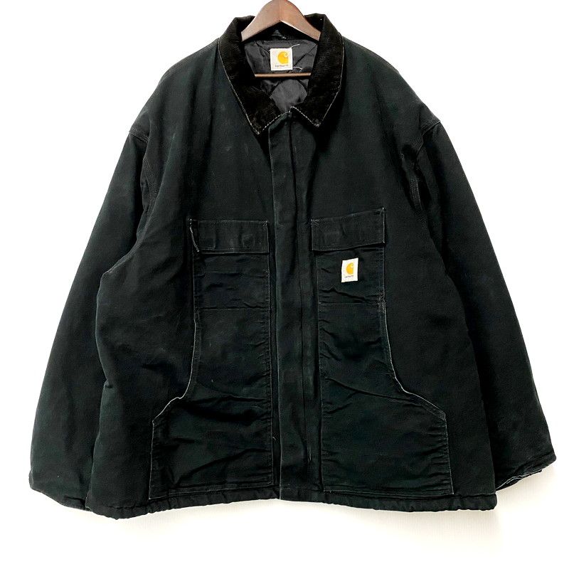 2008 カーハート トラディショナルジャケット ダックジャケット 中綿 古着 中古品】Carhartt カーハート DUCK TRADITIONAL COAT ダック