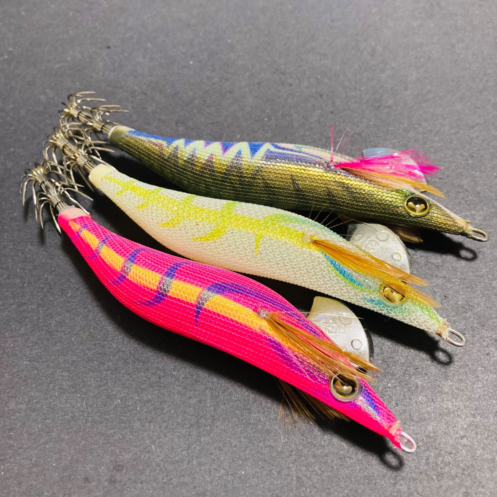 状態良好】 エギ王 LIVE サーチ 3号 ラトル Searchライブ エギ