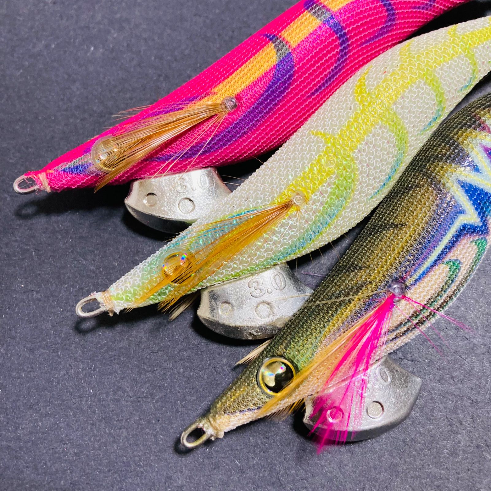 状態良好】 エギ王 LIVE サーチ 3号 ラトル Searchライブ エギ