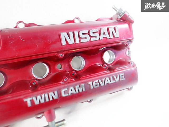 実働外し☆】日産純正 S13 シルビア RPS13 180SX SR20DET 赤ヘッド
