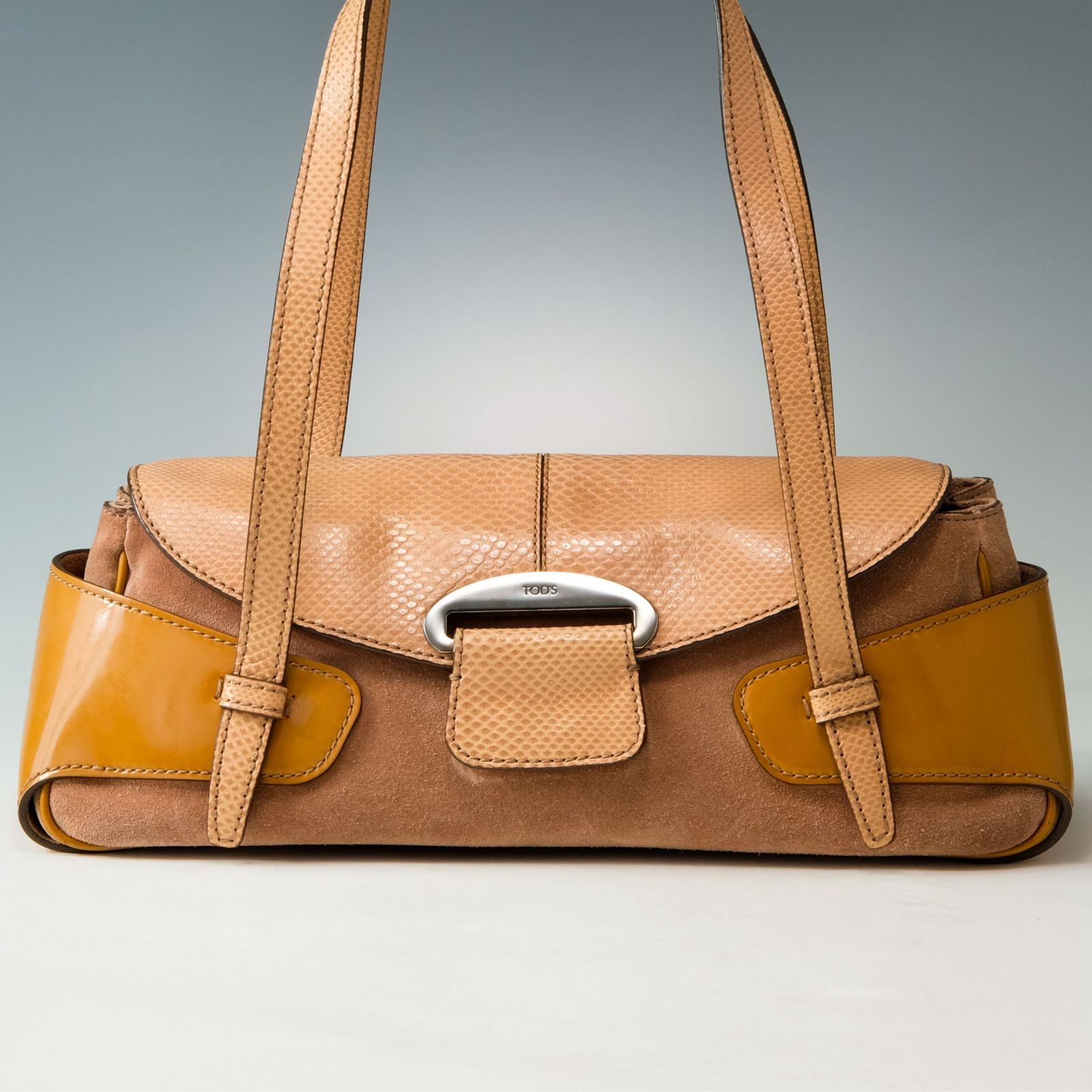 希少】TOD' トッズ G-bag バゲット ショルダーバッグ スエード