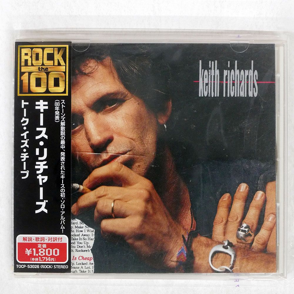 国内盤 キースリチャーズ/トークイズチープ/EMI TOCP53026 CD
