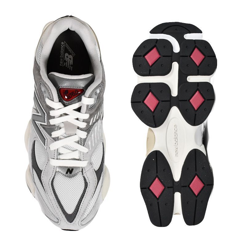 NEW BALANCE (ニューバランス) 90/60 SNEAKER 9060 ユニセックス レディース メンズ ローカット スニーカー ダッド シューズ 990 860 重厚 厚底 カジュアル ストリート Rain cloud/castlerock/white (グレー/ホワイト) U9060GRY メンズ サイズ ] NEW BALANCE (ニューバランス) 90/60 SNEAKER 9060