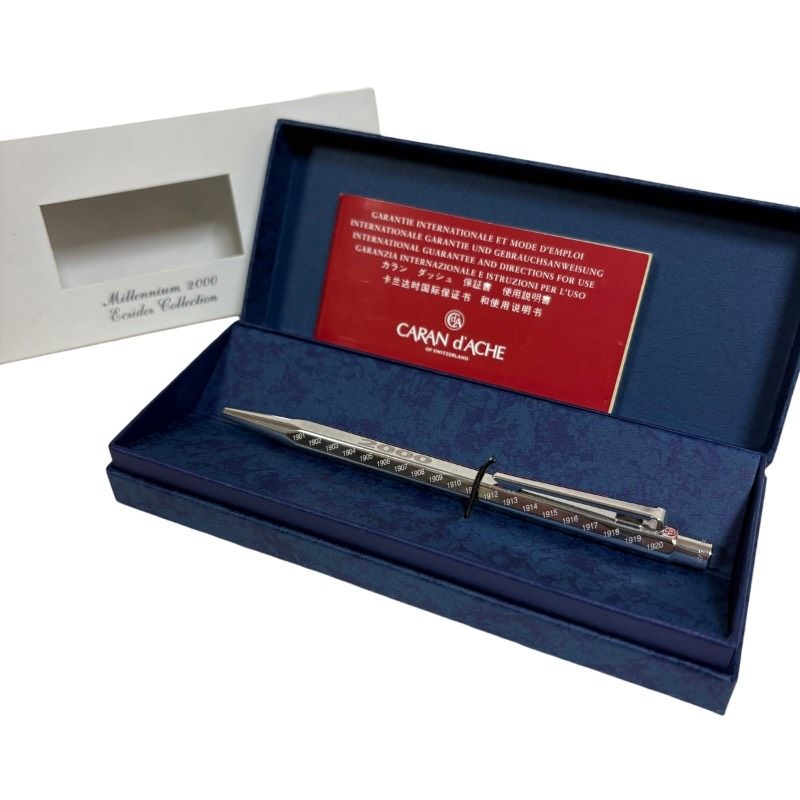 CARAN d’ACHE カランダッシュ エクリドール シルバー ボールペン 2000年 ミレニアムモデル ケース付き