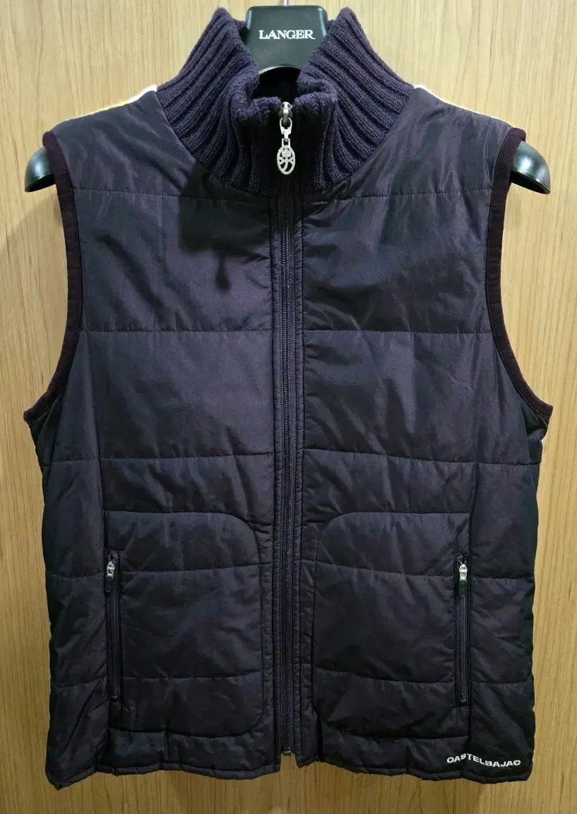 カステルバジャック オリジナル 防風ニット ジップアップベスト 95