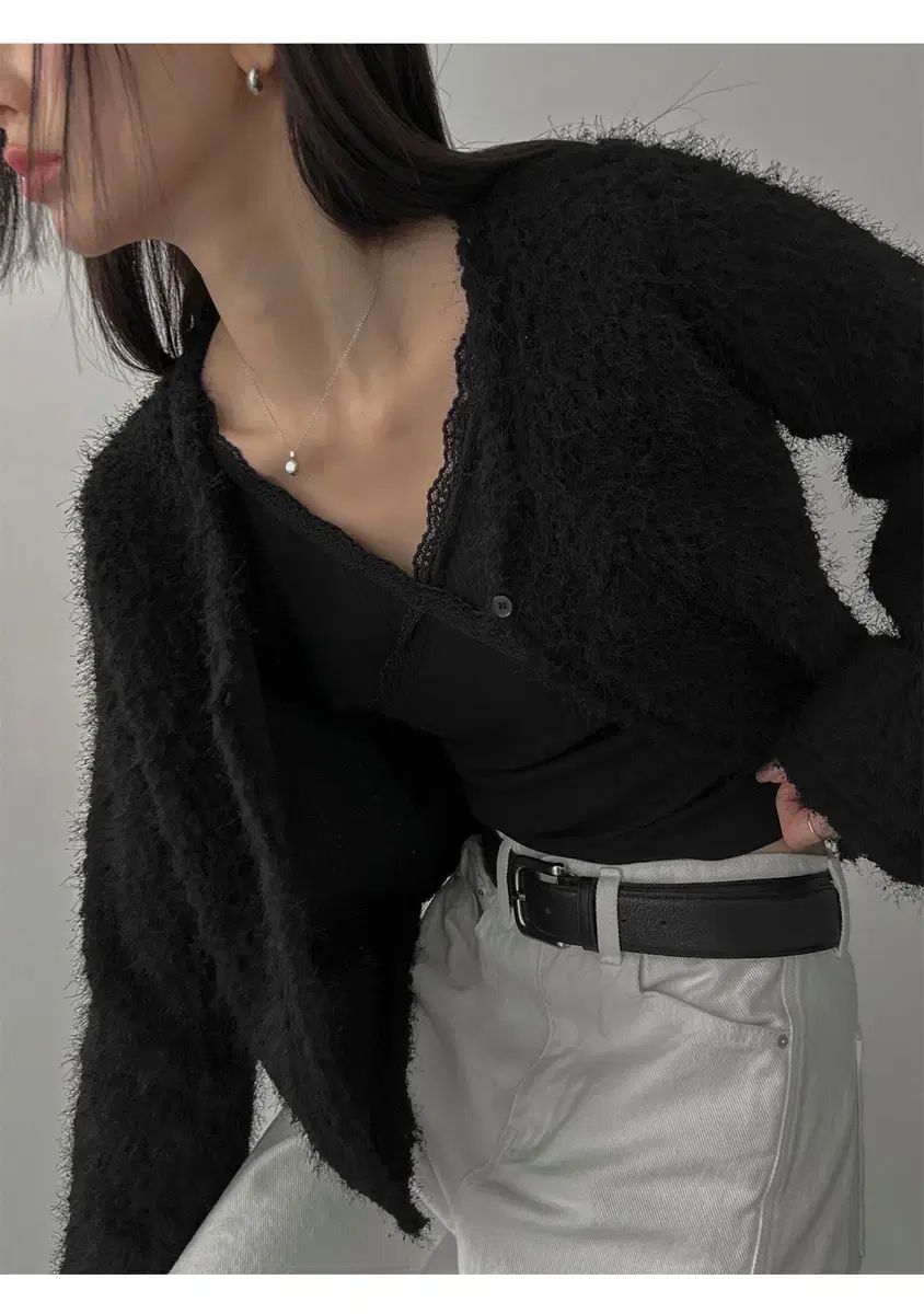 ディオア ウィング クロップドカーディガン レイ リブ Tシャツ セット