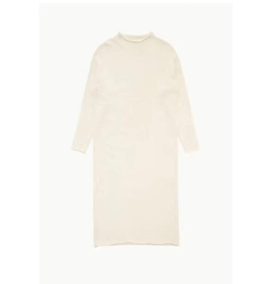 NIDO 25 PS シンプル タートルネック ドレス エクリュ
