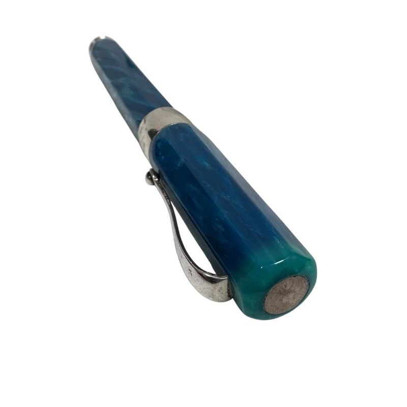 レア Montegrappa シャーペン シンフォニー ブルー 現状品】Montegrappa モンテグラッパ 万年筆 シンフォニー ブルー EF