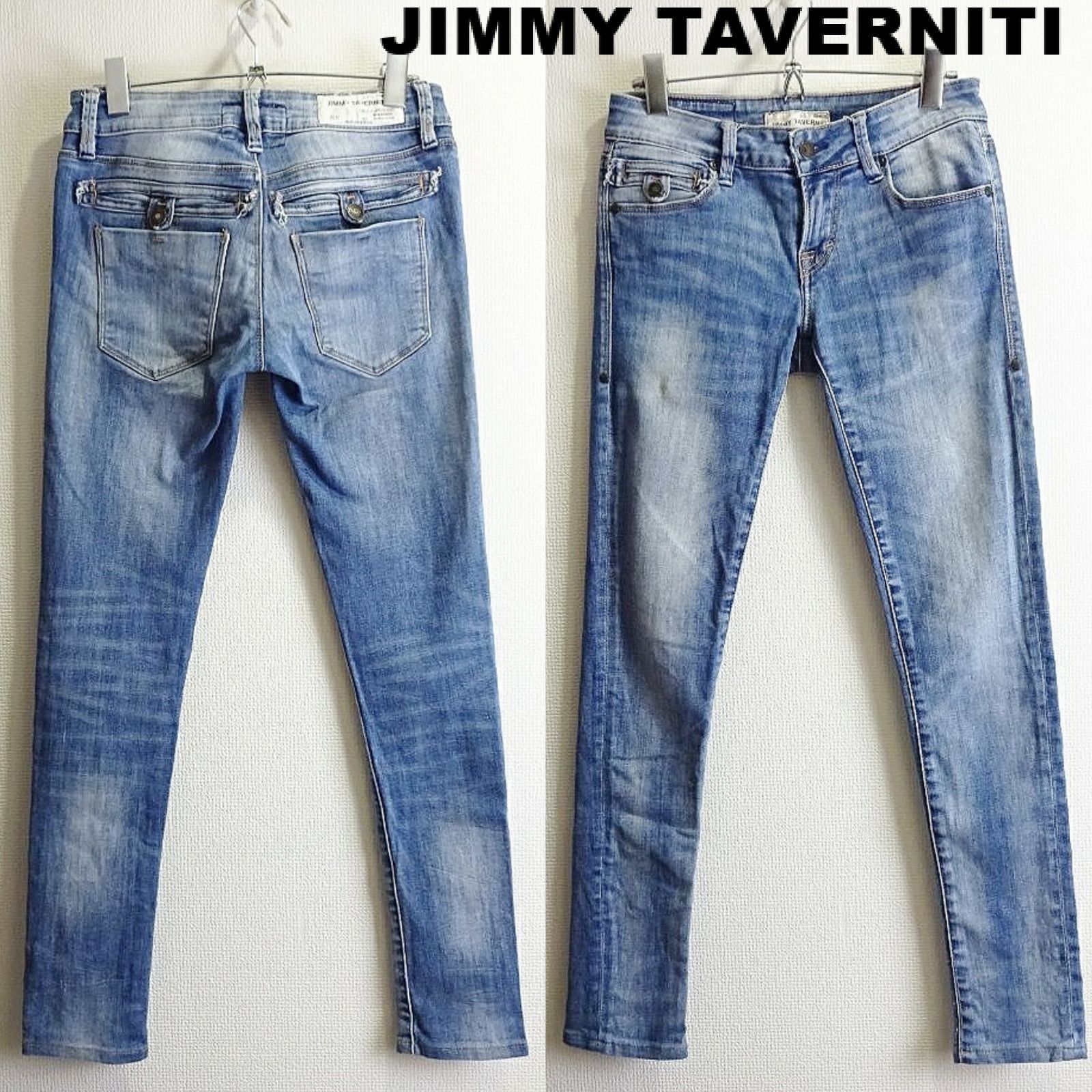 JIMMY TAVERNITI ジミータバニティ スーパースキニーデニム W70cm 