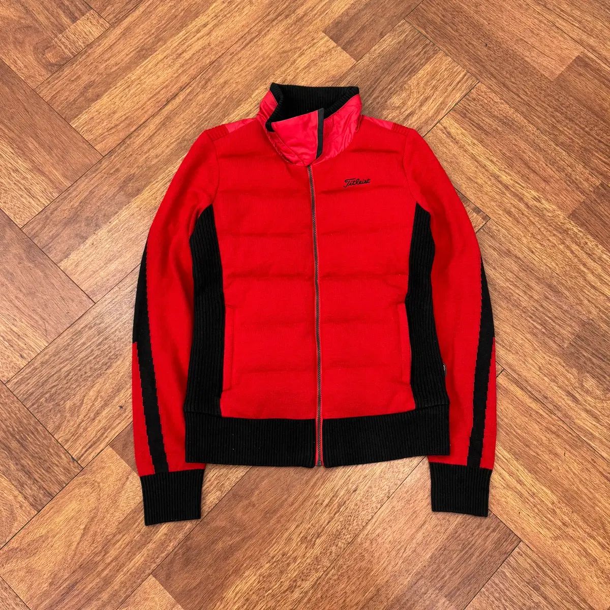 レディース S タイトリスト 防風 ニット グースダウン ジャケット