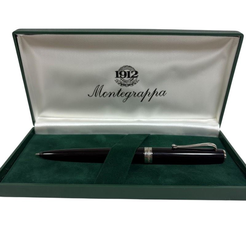 Montegrappa モンテグラッパ シャープペンシル ブラック シルバー925 ケース付き 上質デザイン