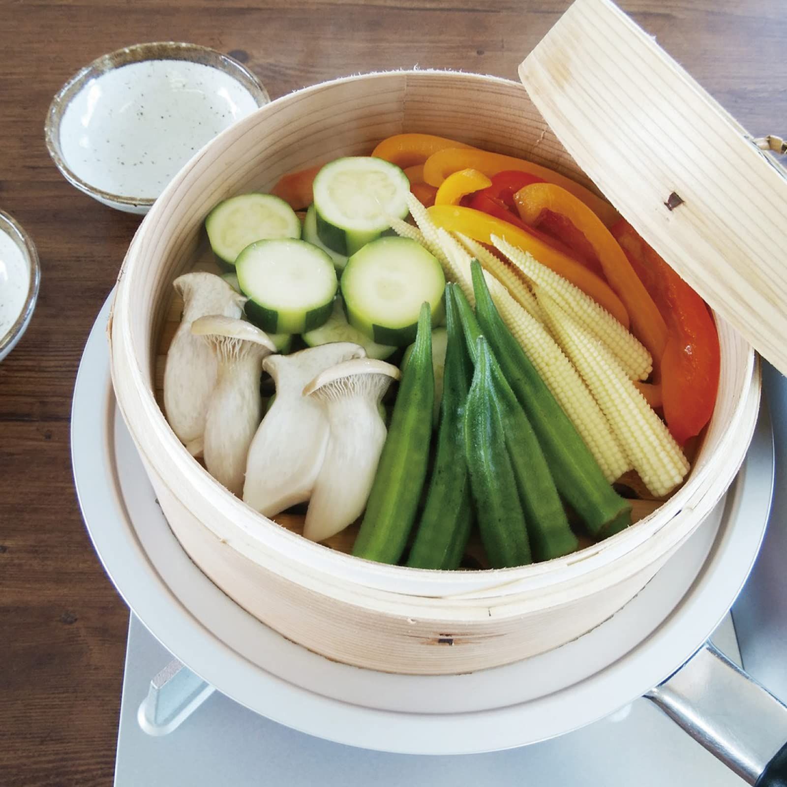 北陸アルミ 中華セイロ受け台 20cm (対応中華セイロのサイズ 外径10