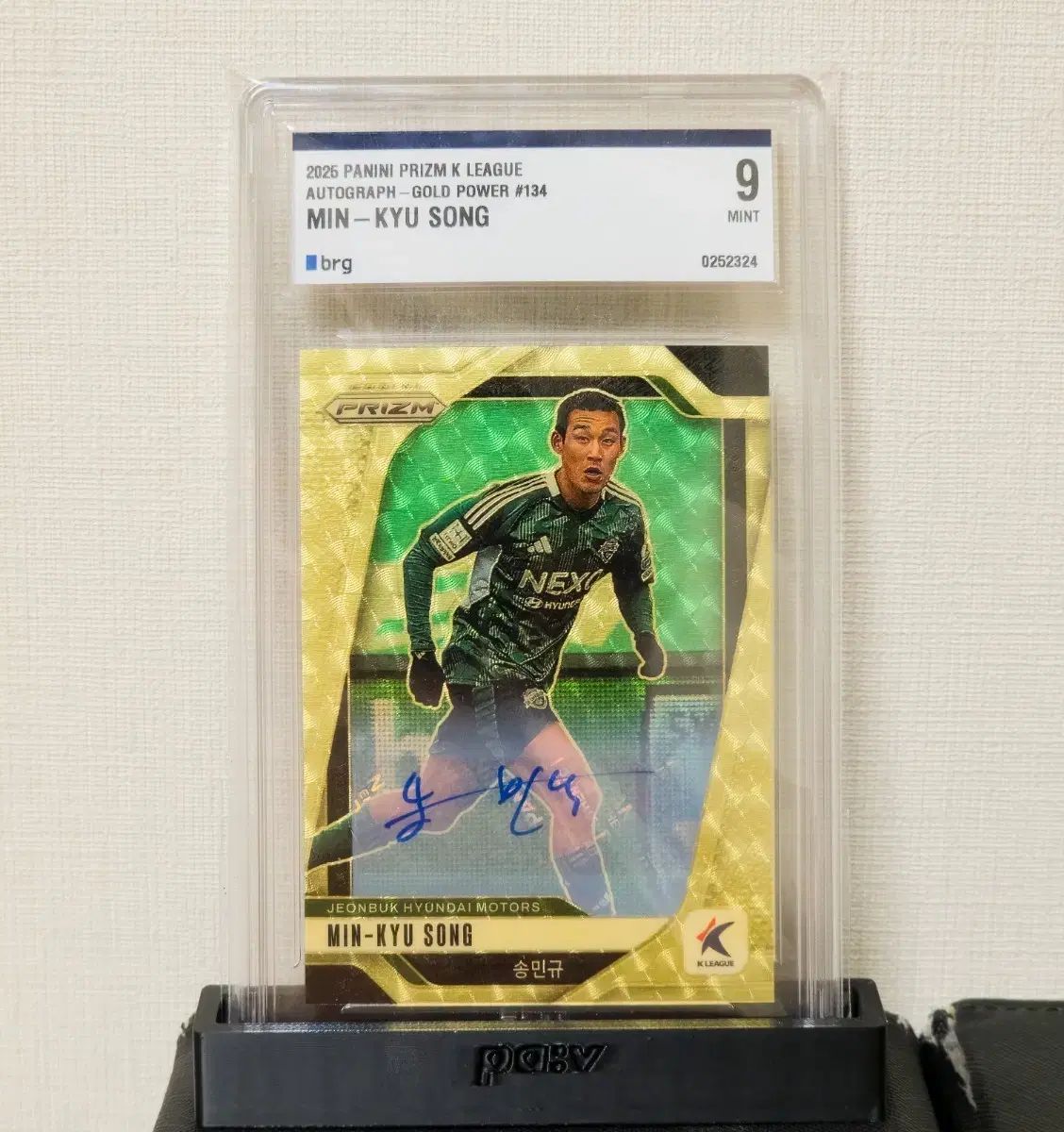 パニーニ プリズム 全北現代 モータース 宋 旻揆 ソン ミンギュ 5 GOLD POWER AUTO BRG 9