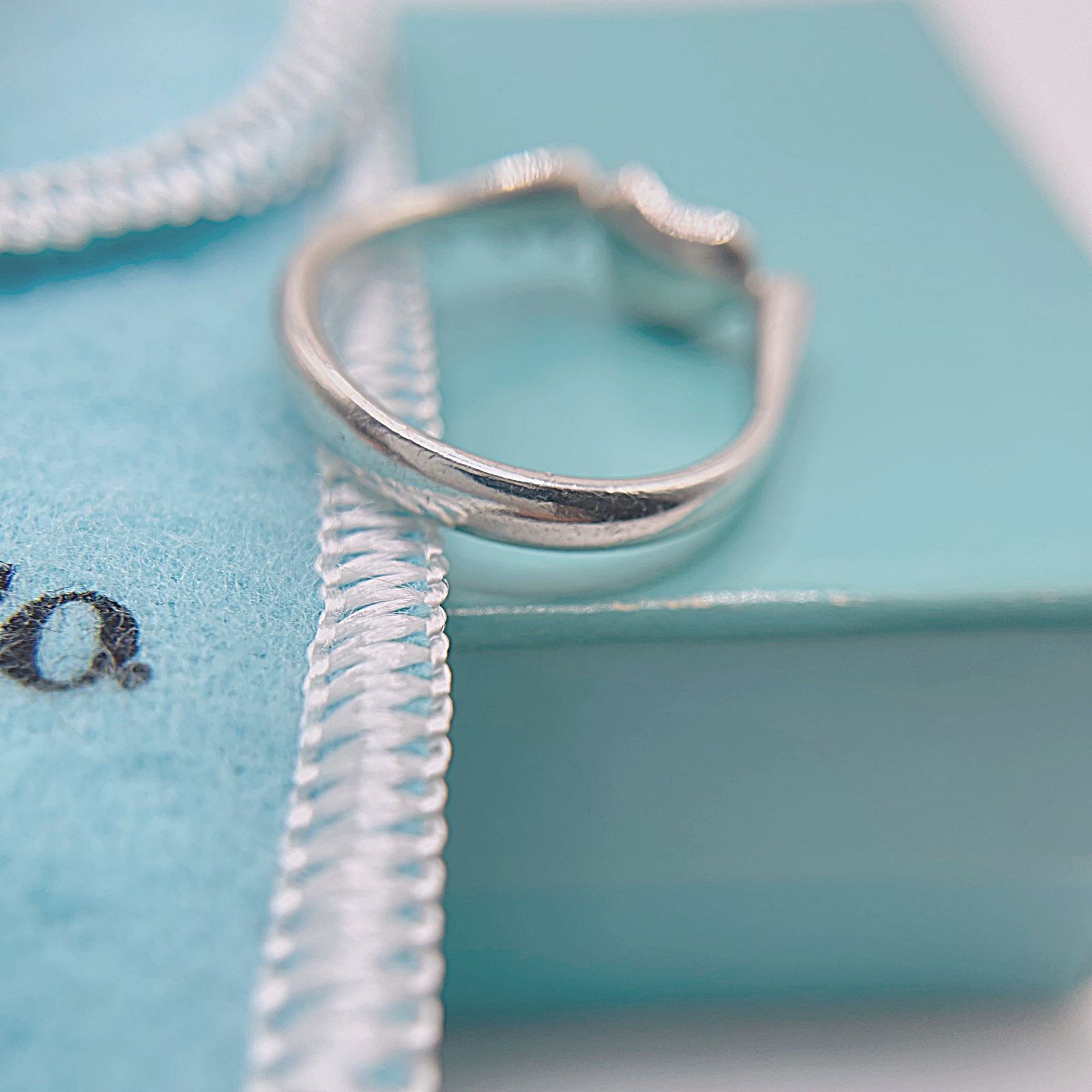 美品 Tiffany&Co.ティファニー ビーン シルバー リング 指輪 11号 TIFFANY&Co.（ティファニー） ビーン エルサ・ペレッティ リング・指輪