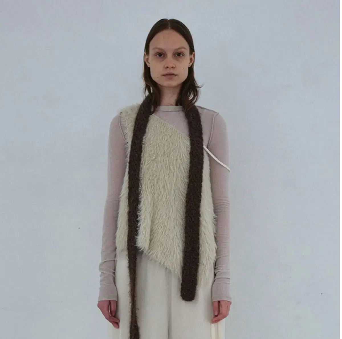 NOTHINGEVERYTHING ヴィーガン ファー ベスト