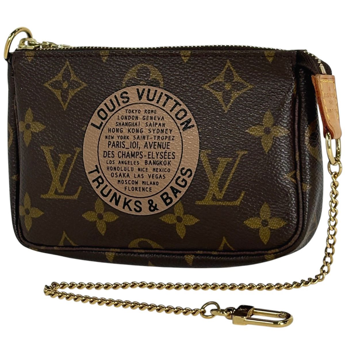 ルイ ヴィトン Louis Vuitton ミニ ポシェット アクセソワール T＆B メイク コスメ ポーチ モノグラム ブラウン M 60153 レディース