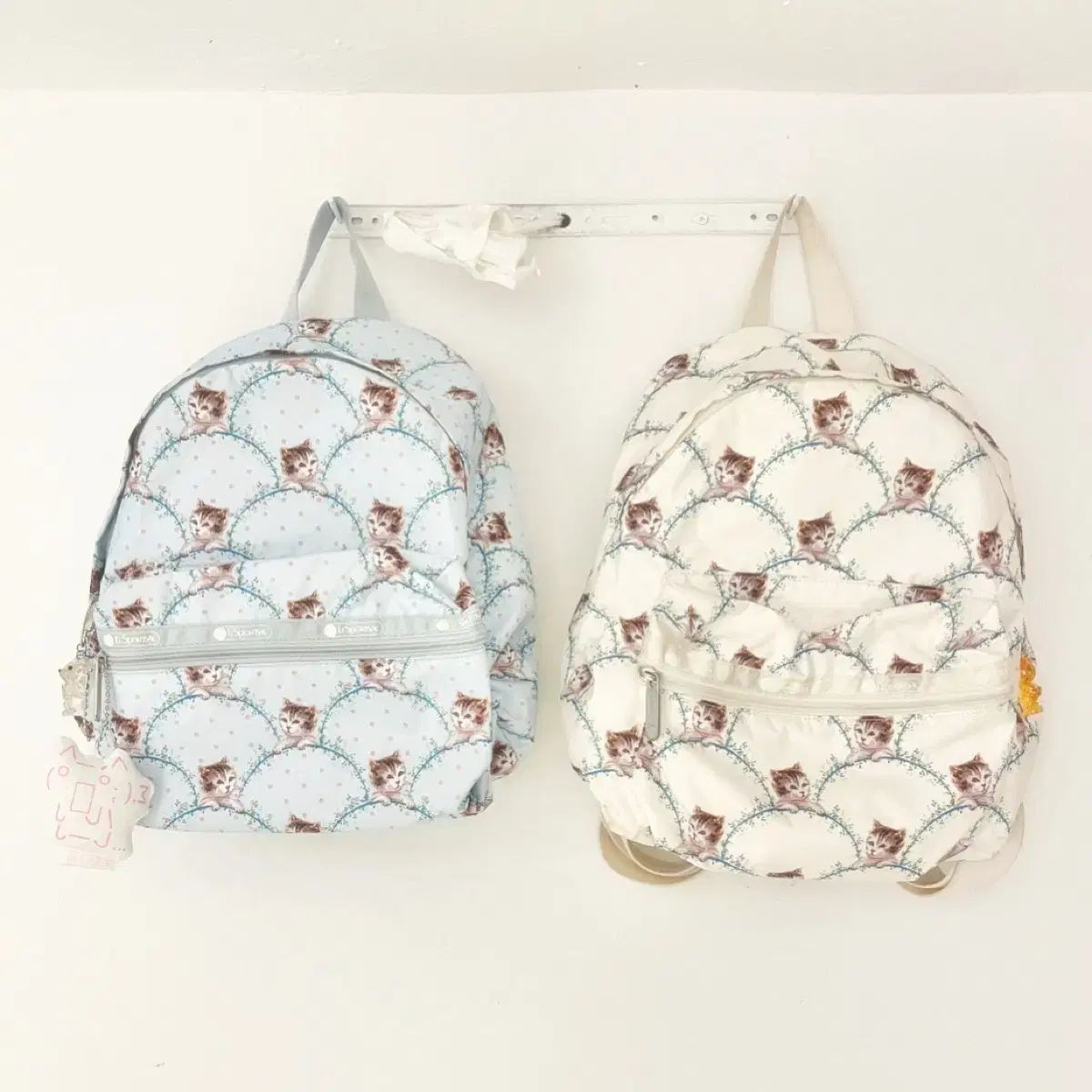 ポール＆ジョー x レスポートサック 猫 バックパック - アイボリー