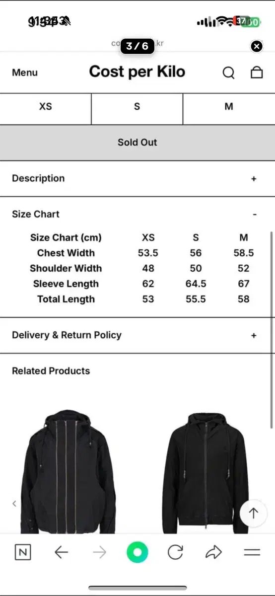 コストパーキロ WHO ジャケット