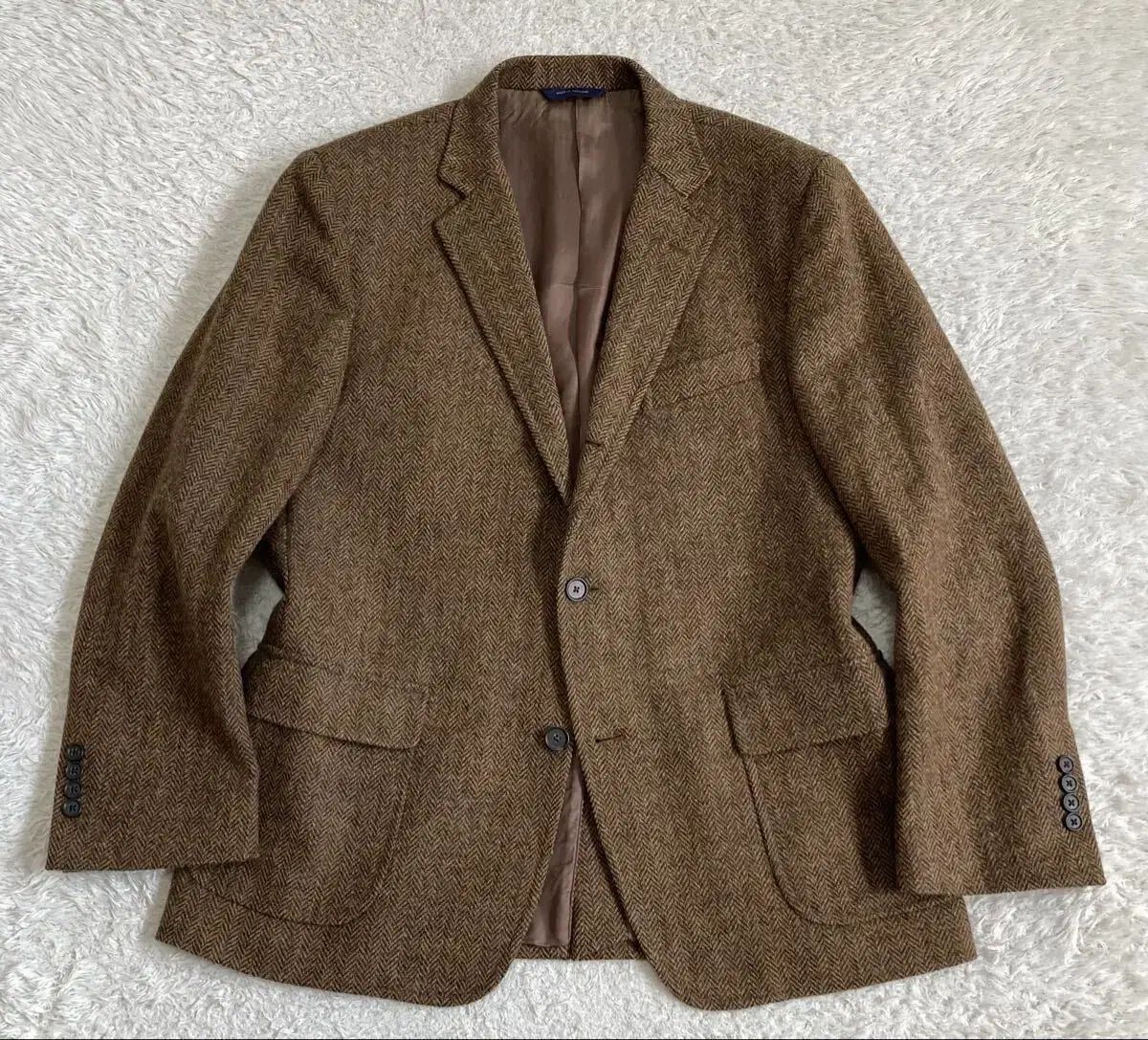 ブルックス・ブラザーズ ブラウン ヘリンボーン ツイード ジャケット