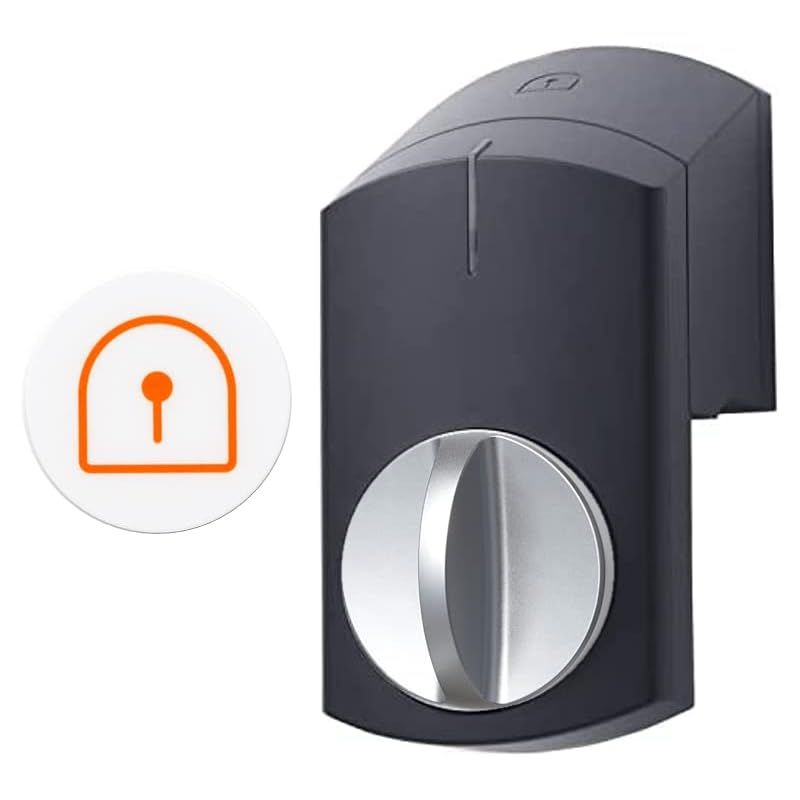 SADIOT LOCK 2ブラック カギのプロ×日本メーカーのスマートロック Apple Watch対応 Ring連携 玄関 鍵 ハンズフリースマートキー スマートホーム IOT 自動施錠 防犯 工事不要 MHP-SLS 21-BK サディオロック2