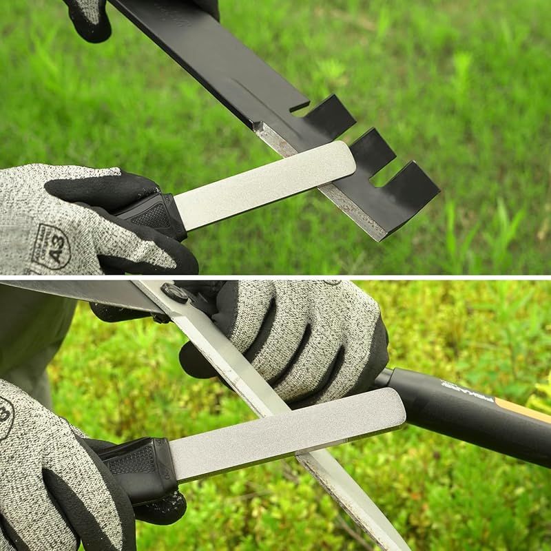 SHARPAL 121N スティックタイプナイフシャープナー 両面ダイヤモンド砥石 ダイヤモンドシャープナー 斧砥石 粗研ぎ ?研ぎ 荒研ぎ面325 仕上げ面1200 (クラシックバージョン、黒) 1