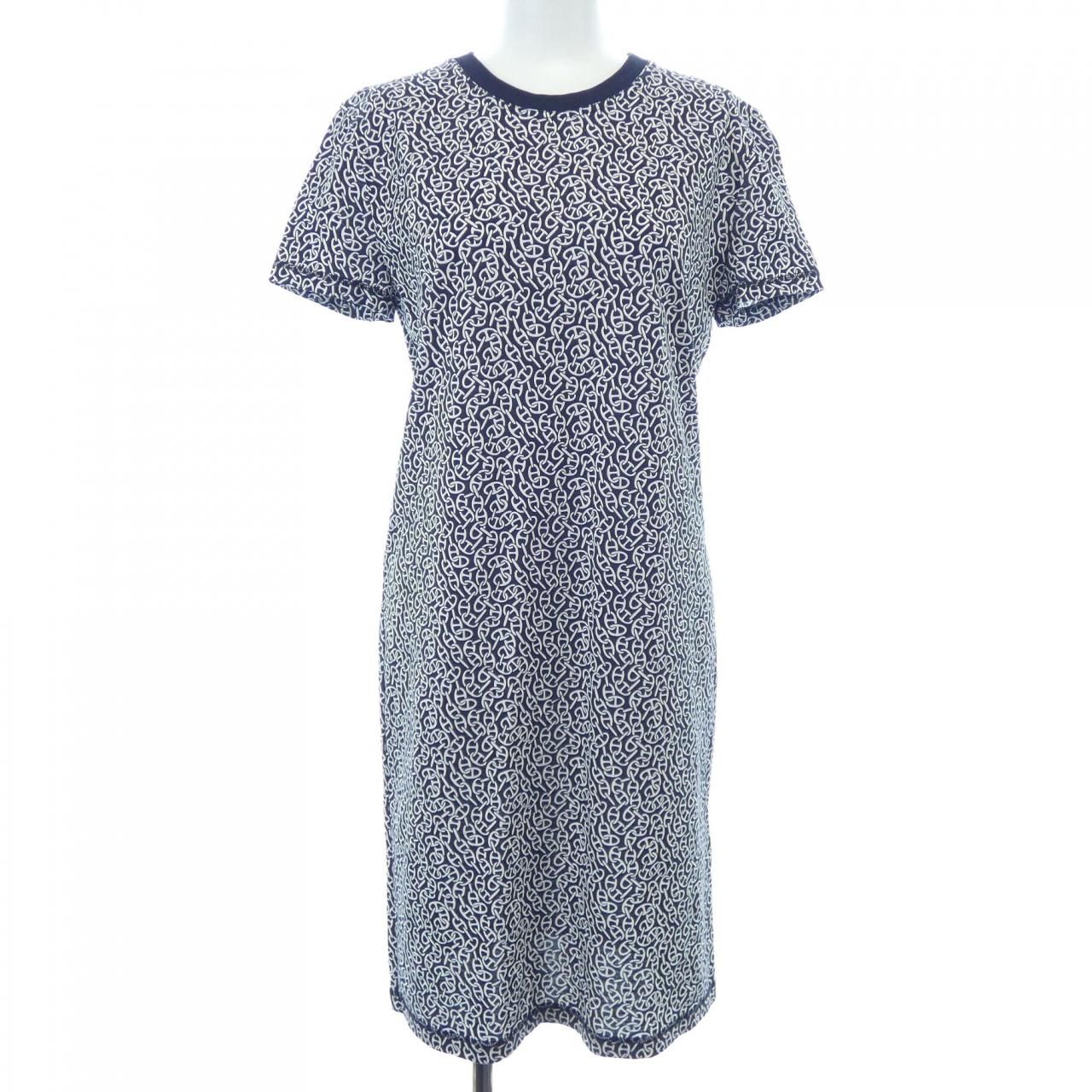 エルメス HERMES シェーヌダンクル CHAINE D ANCRE ナウサ NAOUSSA カットワンピース