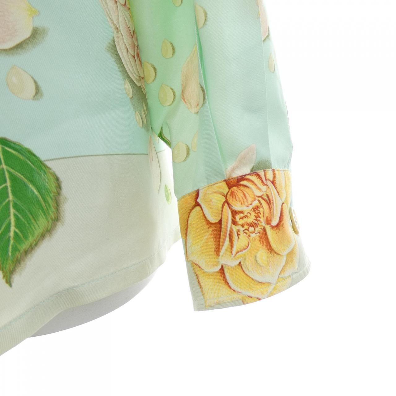  ヴィンテージ エルメス HERMES LA ROSEE ツイルレーヌ. シャツ その他 トップス