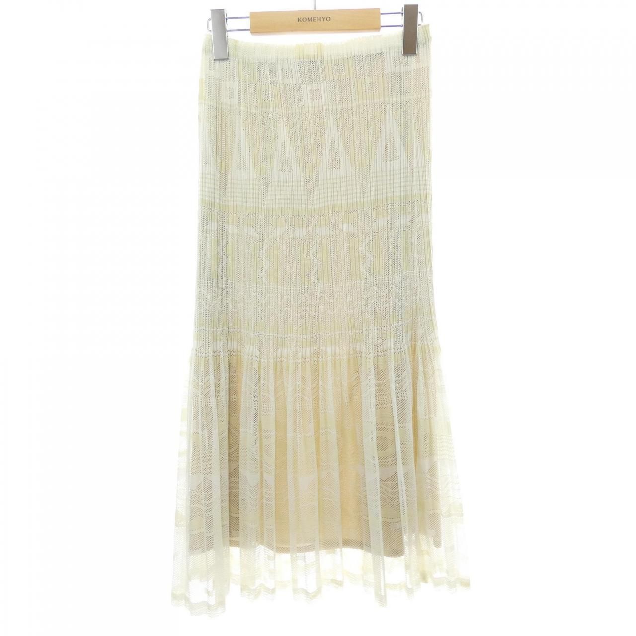 プリーツプリーズ PLEATS PLEASE 2007 幾何学メッシュ 消しプリーツ PP 61 JG 674 7561033 スカート