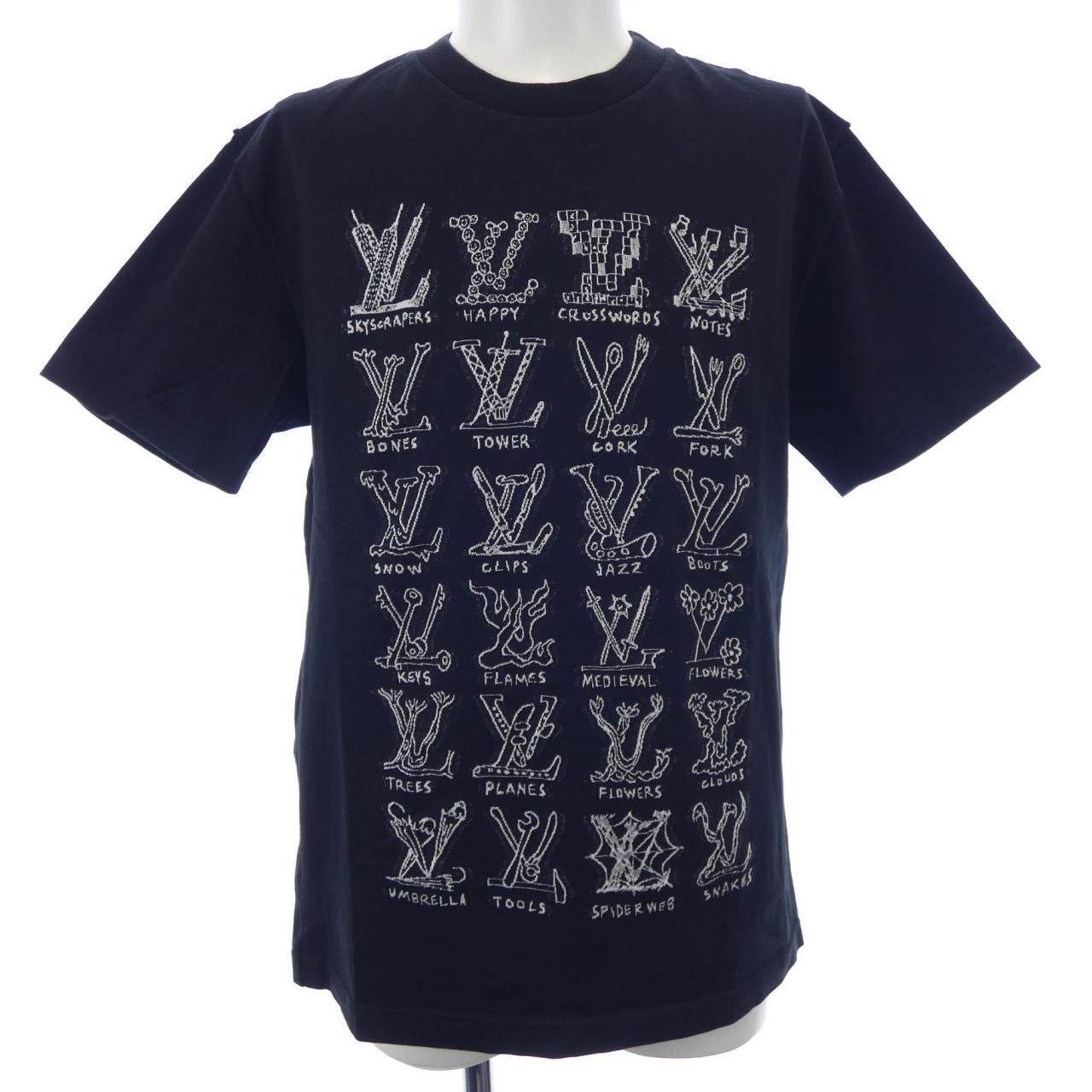 ルイヴィトン LOUIS VUITTON LVカートゥーンジャカード Tシャツ