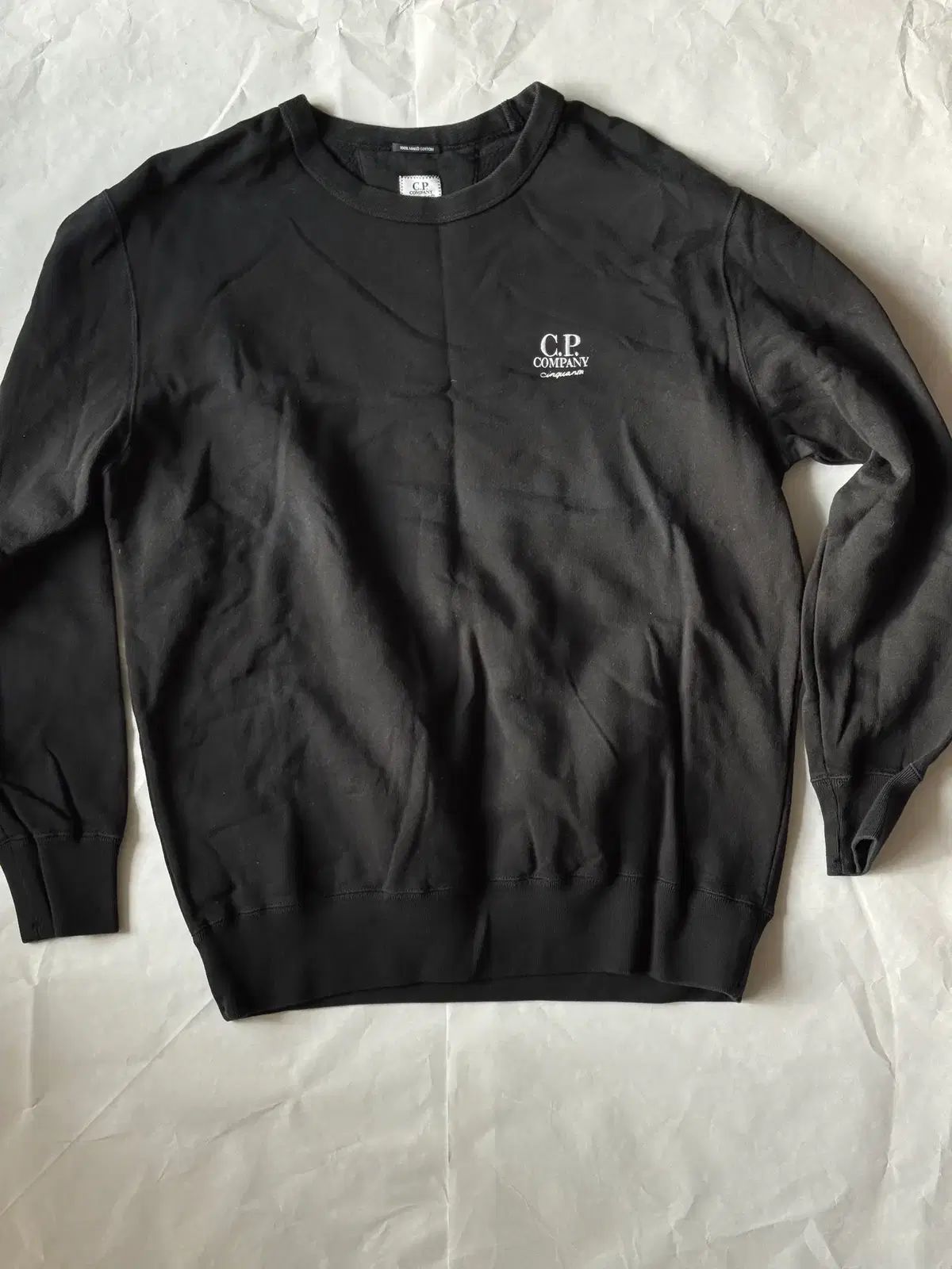 C.P. COMPANY シーピーカンパニー MAKO FLEECE ロゴ 刺繍 スウェット_XXL