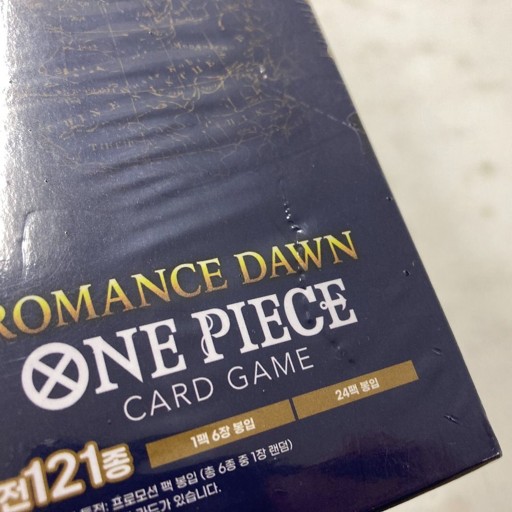 02w21031トレカ ワンピース ROMANCE DAWN CARD GAME 韓国版 4BOX
