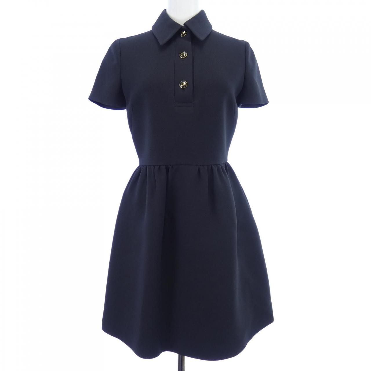 クリスチャンディオール DIOR CDボタン ワンピース