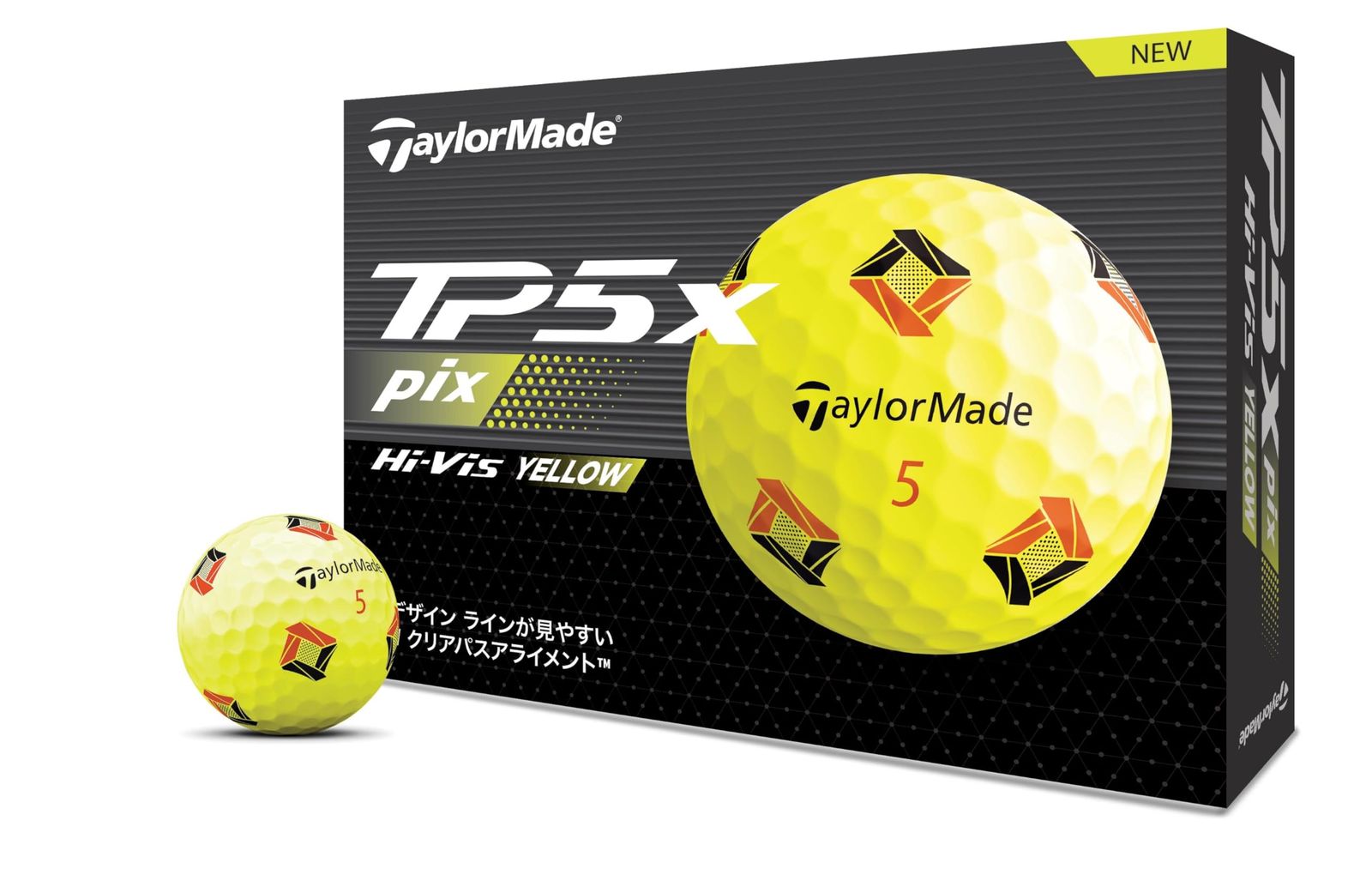テーラーメイド(TAYLOR MADE) TMJ24 TP5x pix YLW JPN 12個入り