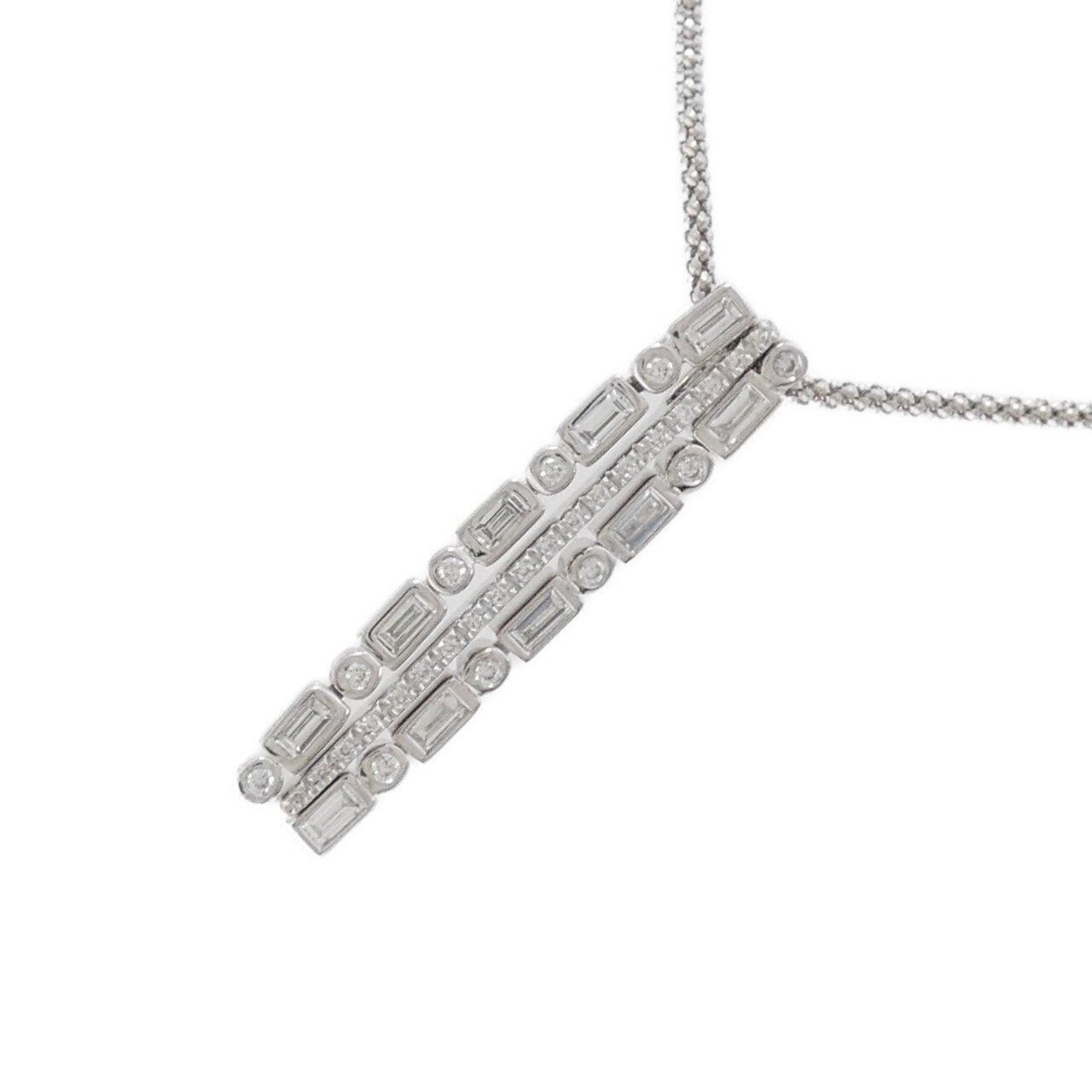 K18WG ダイヤモンドネックレス0.43ct K18PG/K18WG ダイヤモンド ネックレス 0.43CT