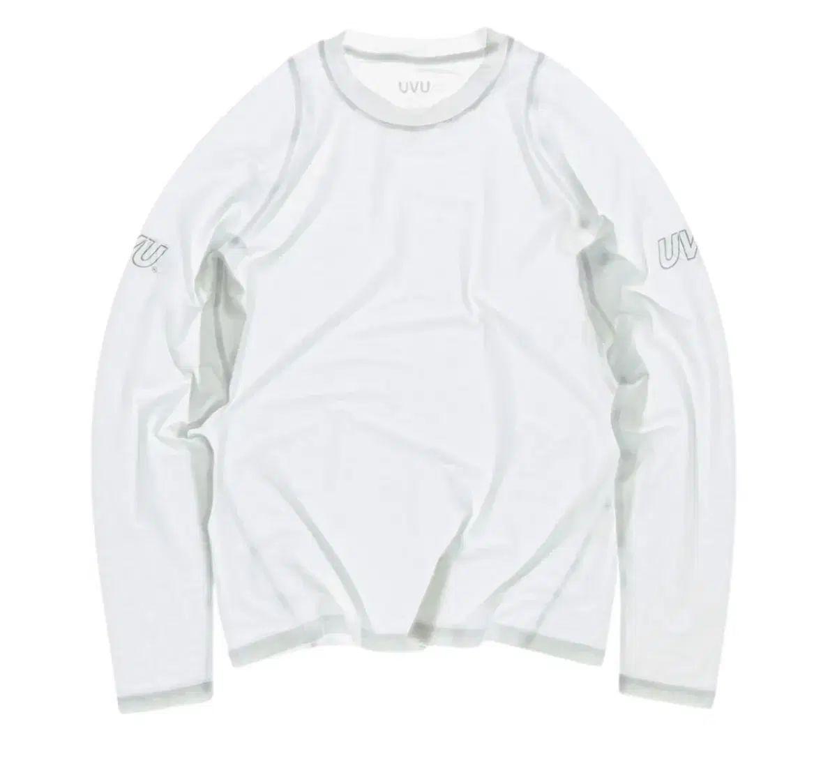 UVU ロングスリーブ ランニング トップス 白 Mサイズ