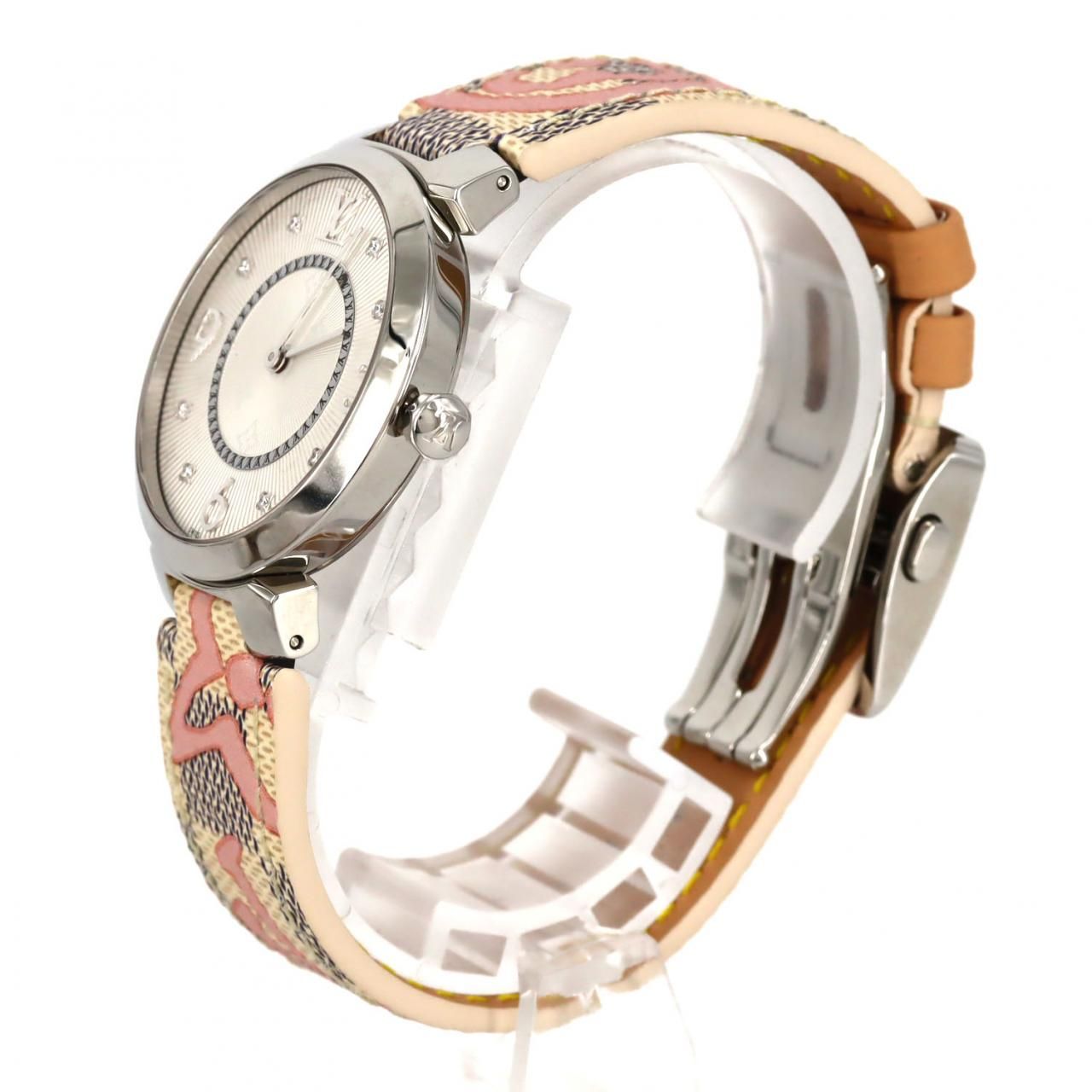 ルイヴィトン タンブールモノグラム･8 P Q 13 MJ SS クォーツ